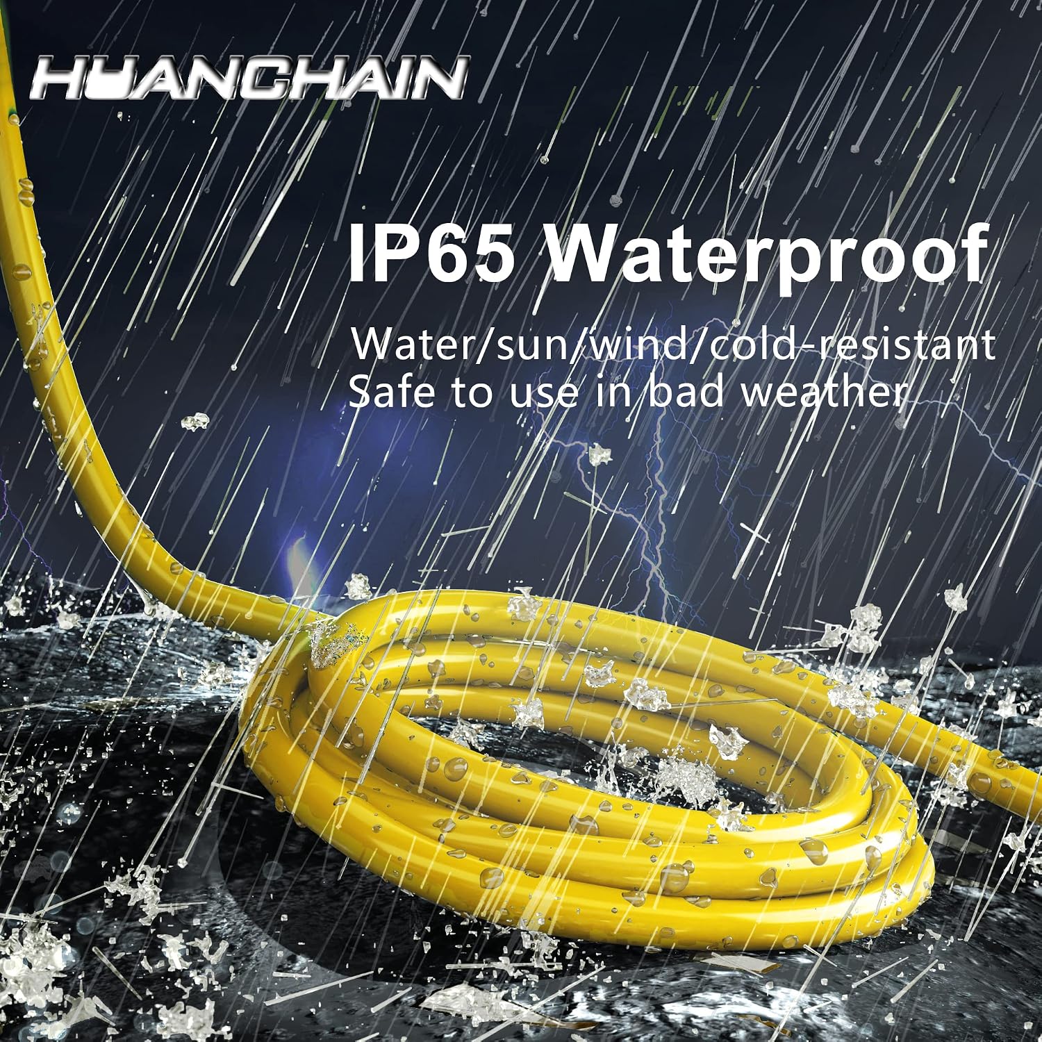 Detalle 2 de HUANCHAIN Outdoor Extension Cord, 25 ft