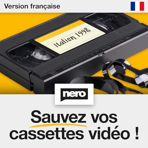 Nero Sauvegarder vos cassettes vidéo – Numériser VHS, S-VHS et Hi8 sans connaissances techniques