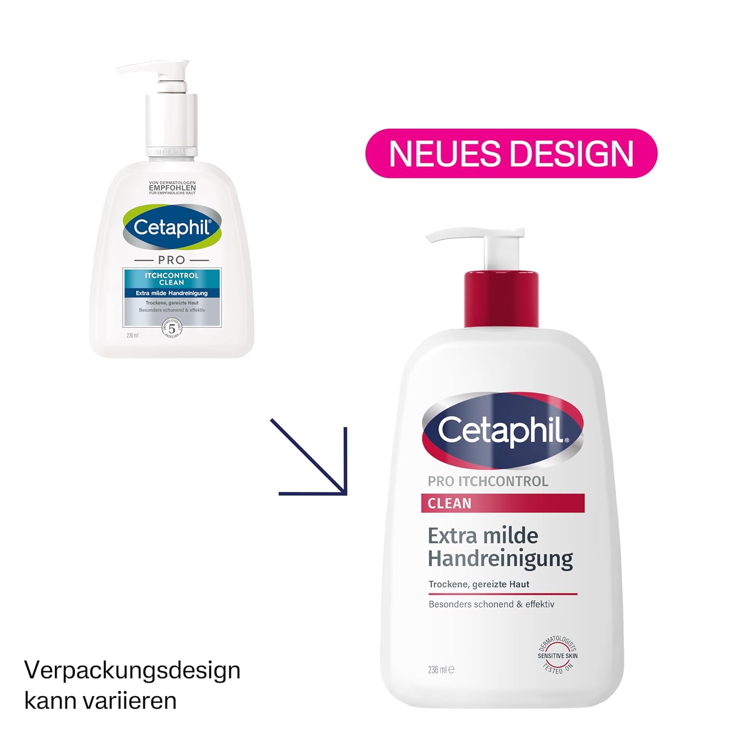 Thumbnail 1 de CETAPHIL PRO ItchControl Clean Extra Milde Handreinigung – Sanfte Reinigung für trockene Haut (236 ml)