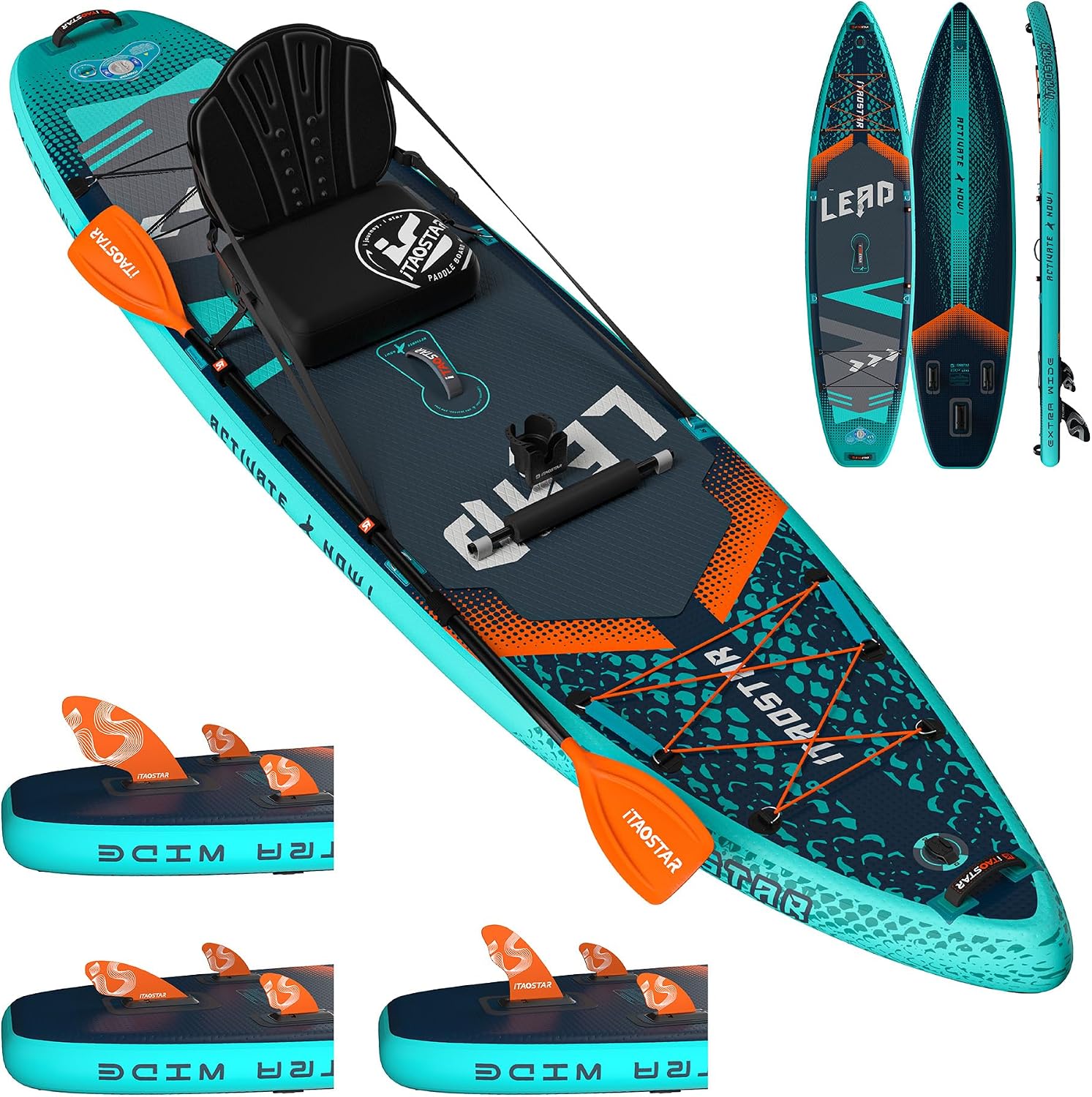 Detalle de iTAOSTAR Lead 12' x 35" Inflatable SUP 450 lb