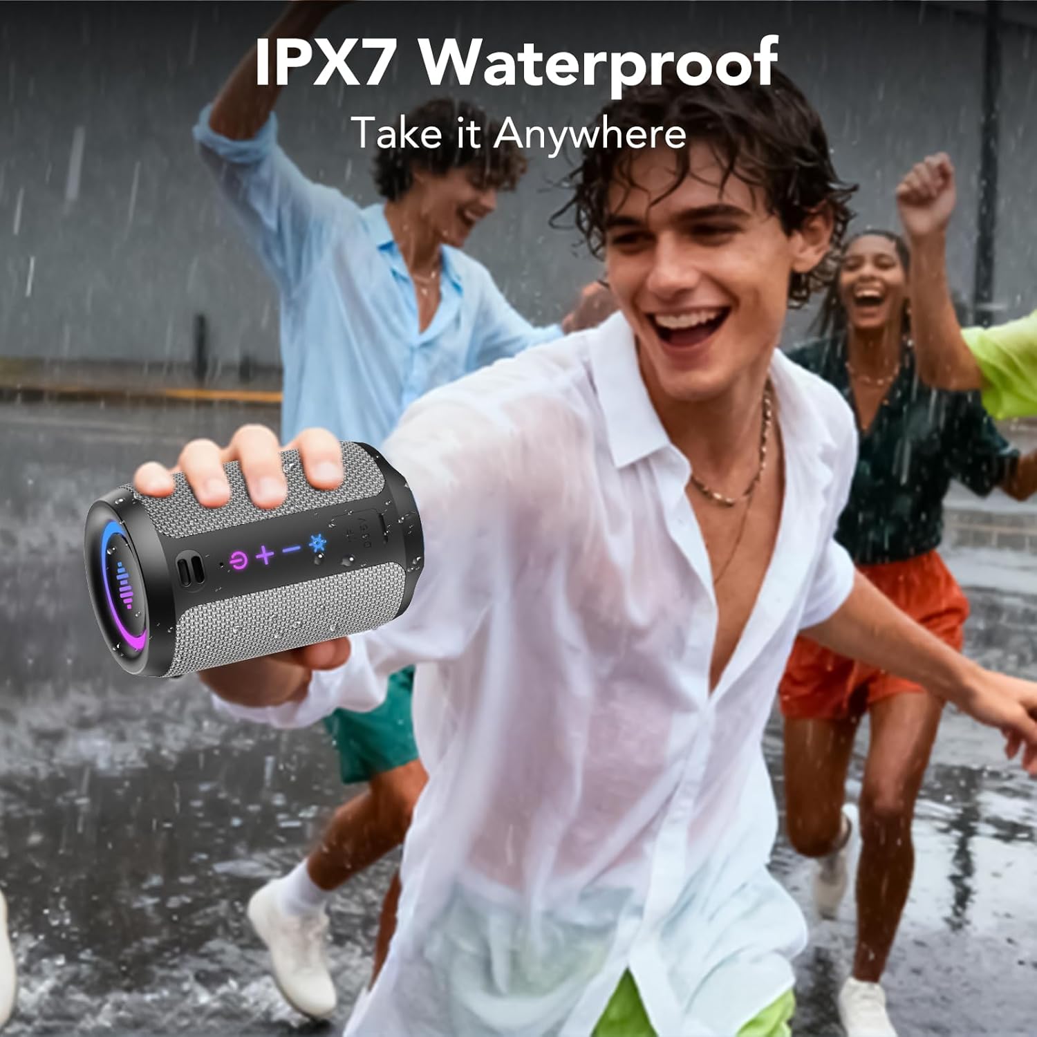 Thumbnail 3 de Tiksounds Altoparlante Bluetooth: 15 W, IPX7 e suono coinvolgente in formato tascabile
