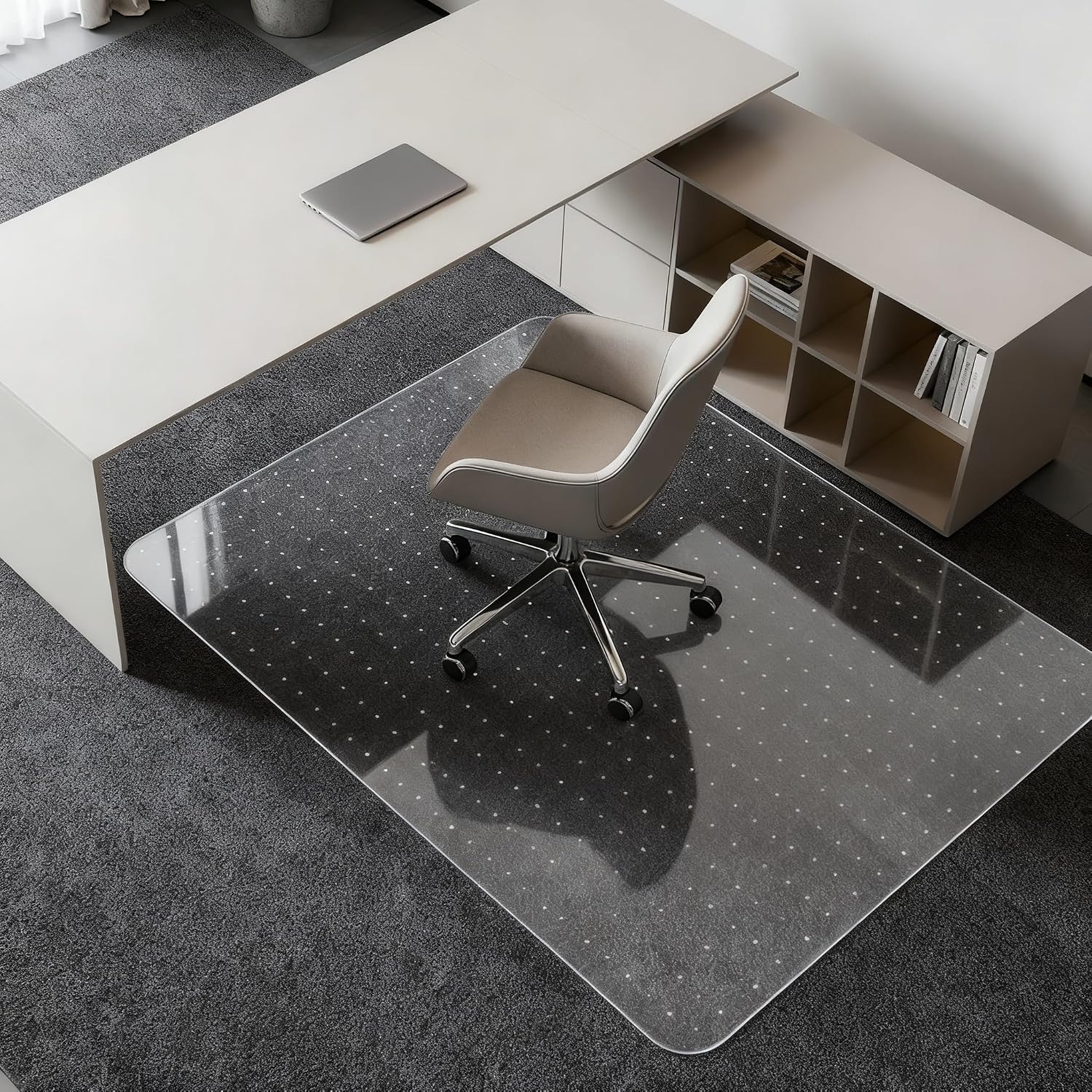 Kuyal AX-OF006-h Chair Mat for Carpet, 36 x 48-Inch Transparent PVC