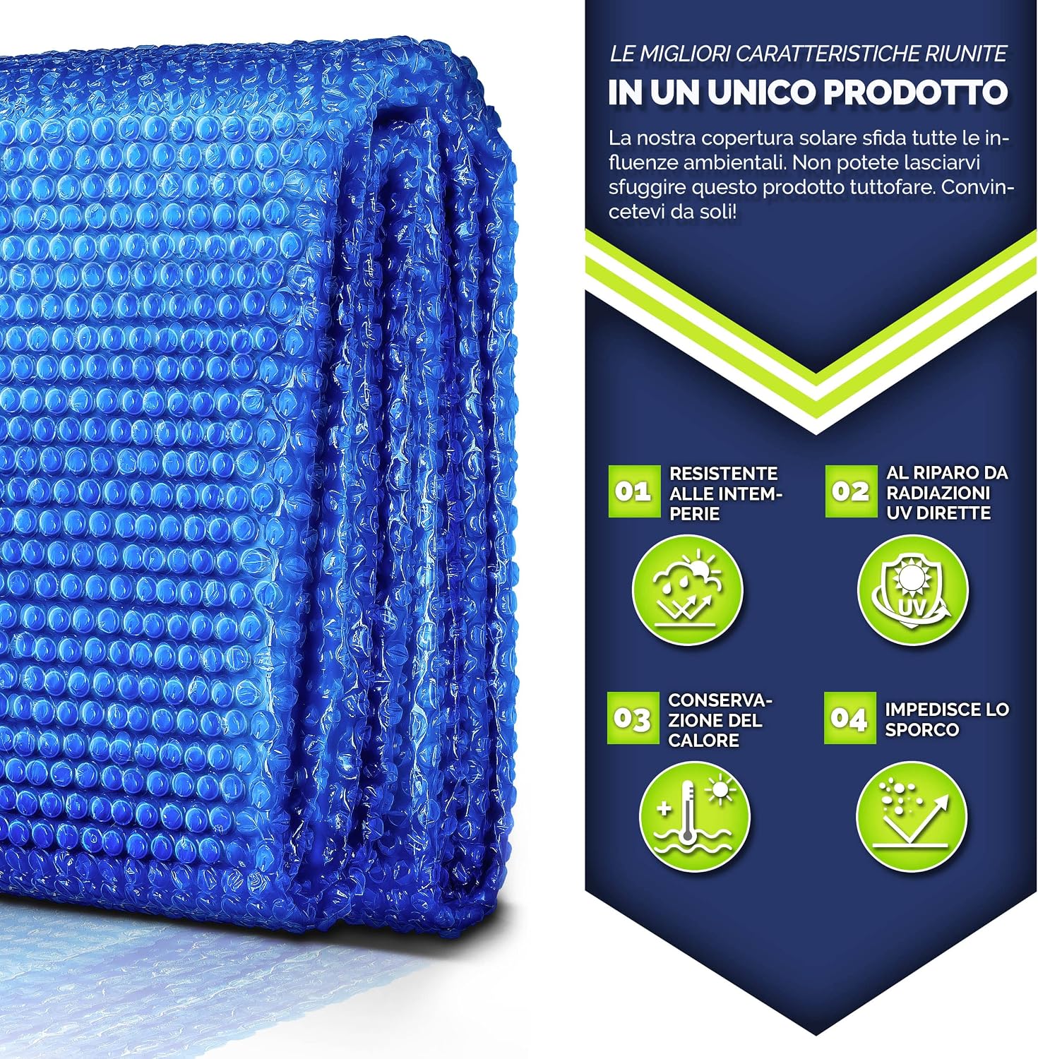 Detalle de tillvex Telo Termico per Piscina 300x200 cm 🏊