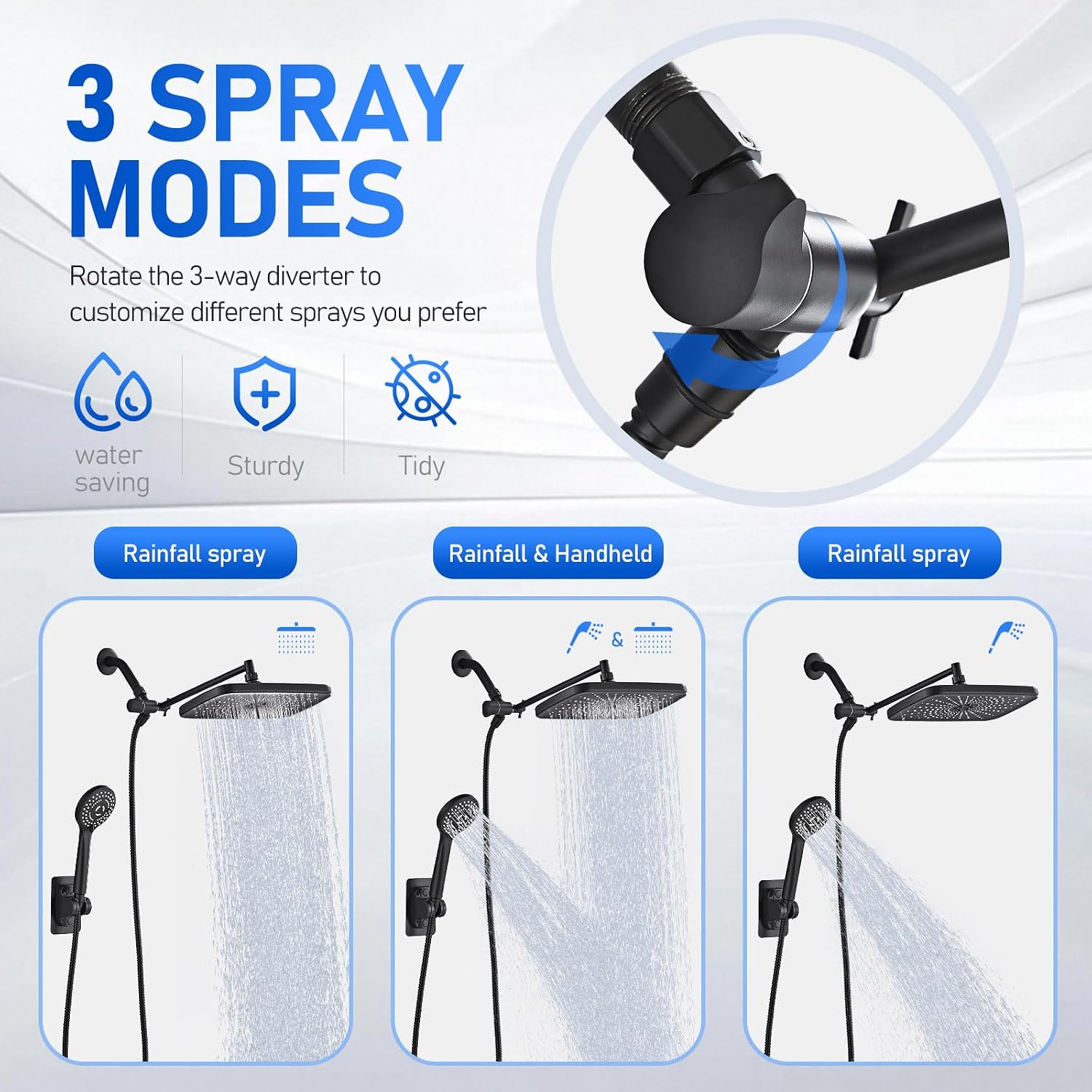 Detalle 2 de Seacity Wide Rain Shower Head 10"