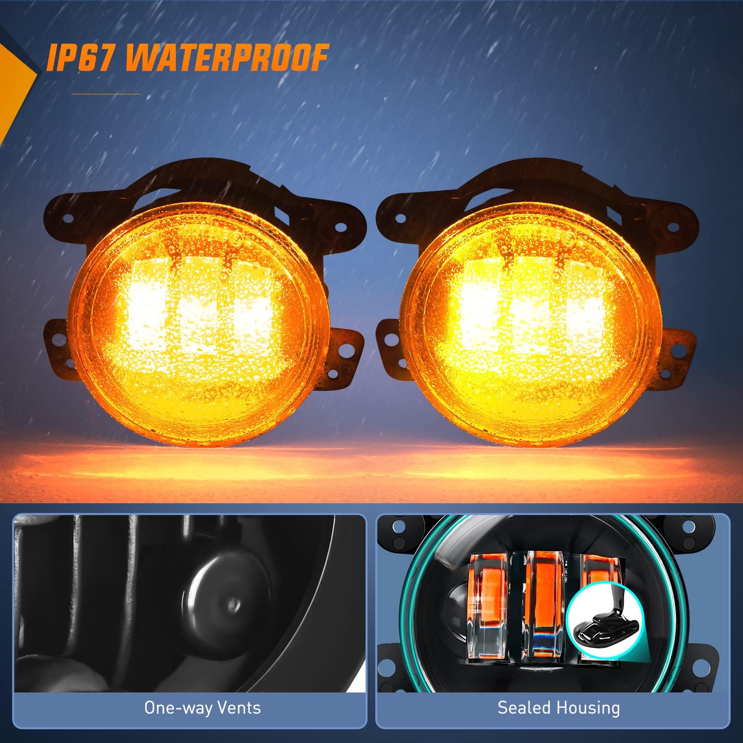 Thumbnail 6 de Nilight 4-Inch LED Fog Lights