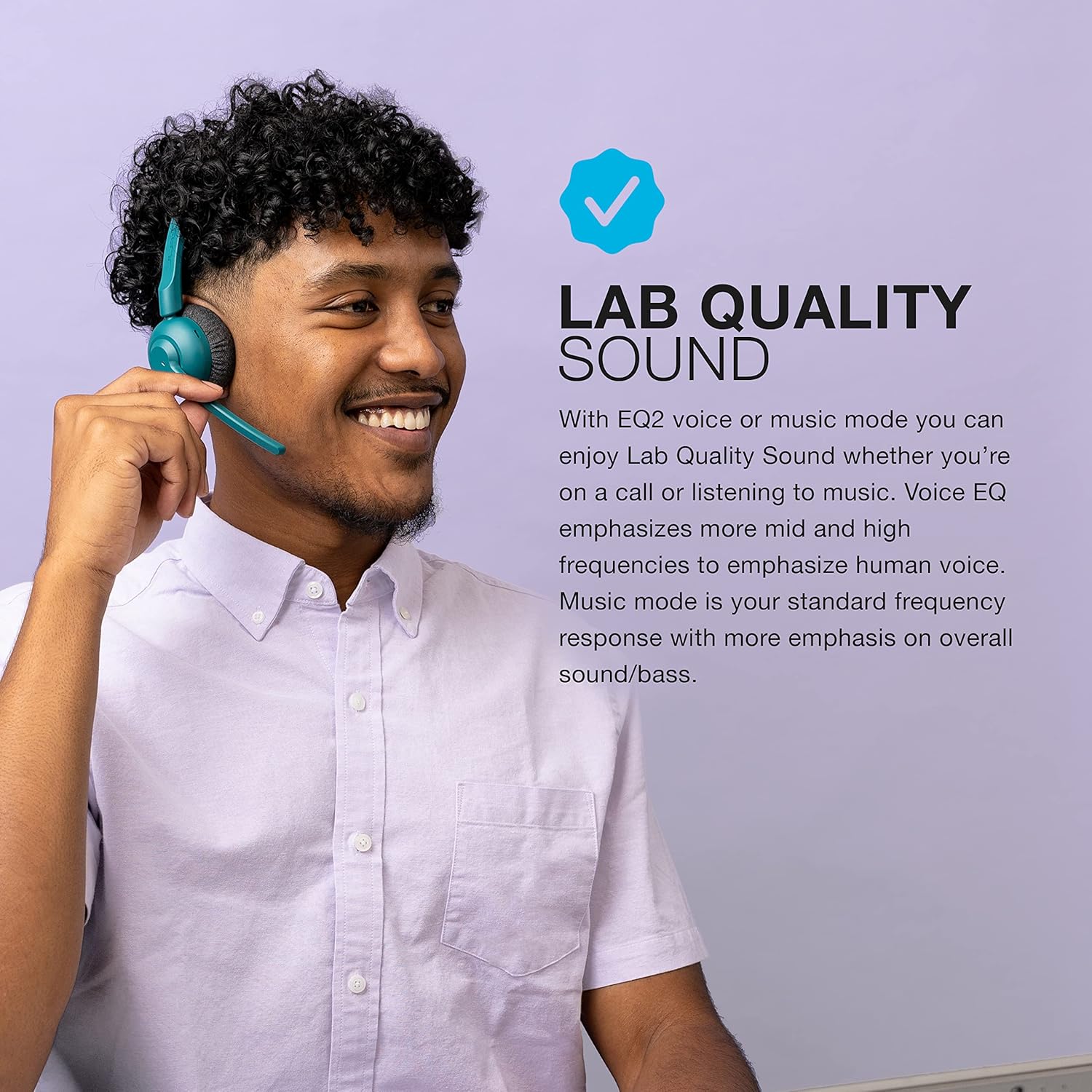 Thumbnail 2 de JLab Go Work Pop Wireless Headset 50+ Std.