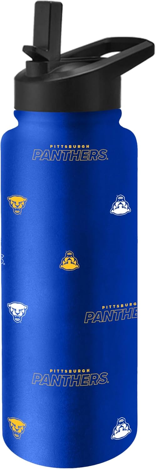 Thumbnail 6 de Logo Brands NCAA Memphis Tigers 34 oz Double-Wall Stainless Steel Quencher Bottle