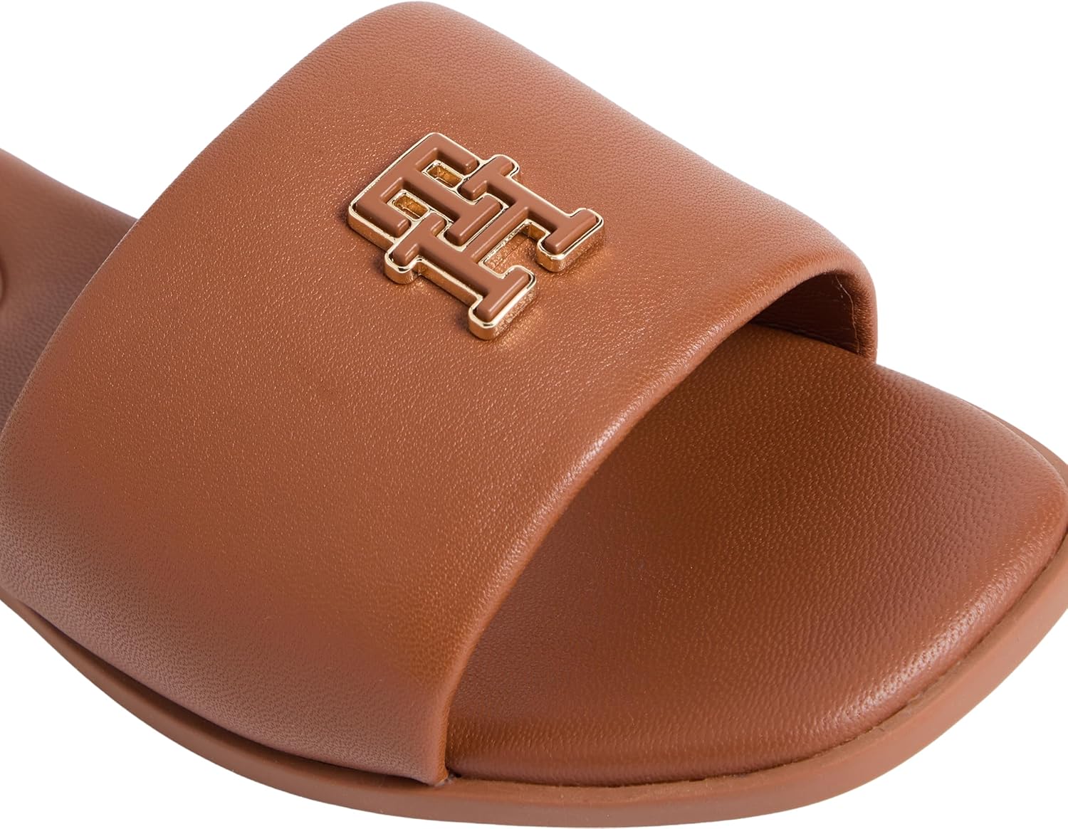 Thumbnail 4 de Tommy Hilfiger TH Logo Hardware Leather Mule – Sandali piatti da donna