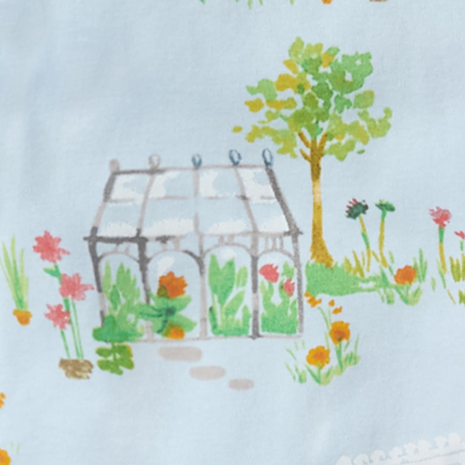 Detalle de Burt's Bees Baby Girls' Organic Cotton Sleep and Play Footed Pajamas