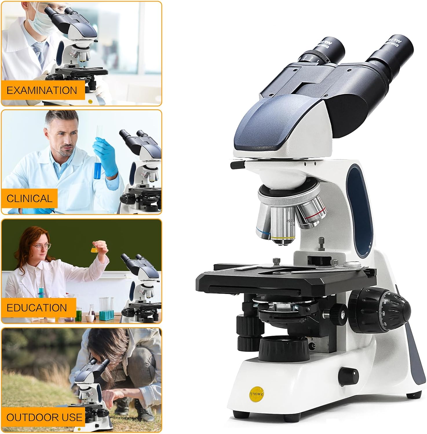 Thumbnail 6 de Swift SW400 Binocular Compound Microscope (40X-2500X) with Infinity Optical System