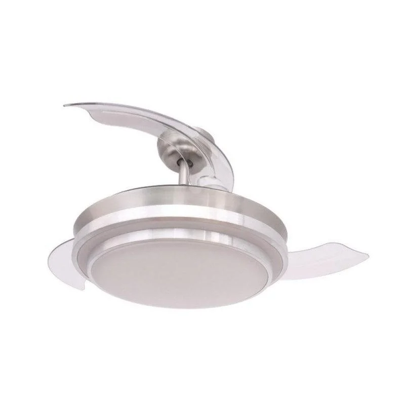 Detalle de Ventilador de Techo con Luz FM Calefacción VT-SENZA PLUS 36W 107 cm — DC, aspas retráctiles y mando a distancia