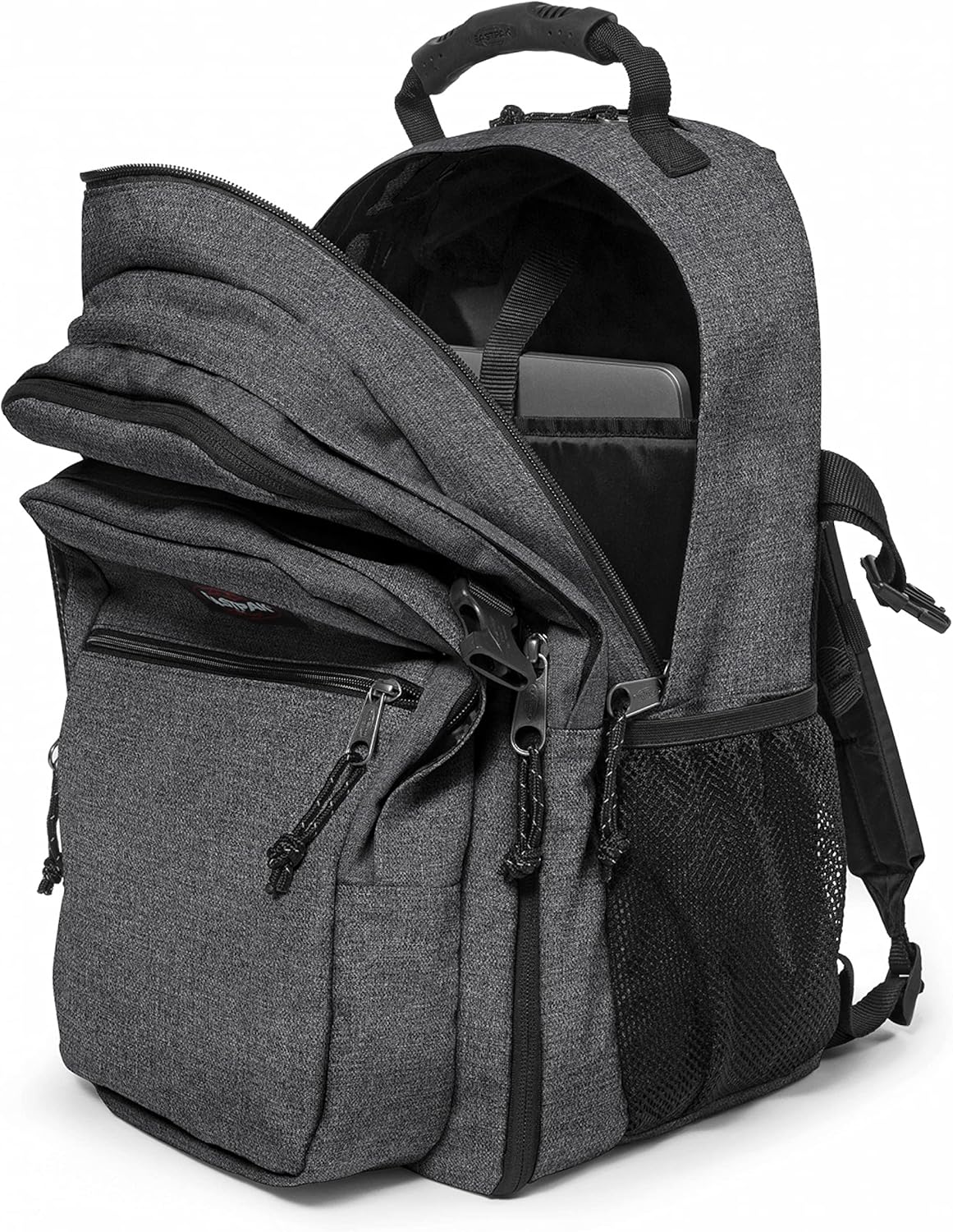 Detalle de Eastpak Tutor Sac à Dos 39 L – Black Denim (Gris)