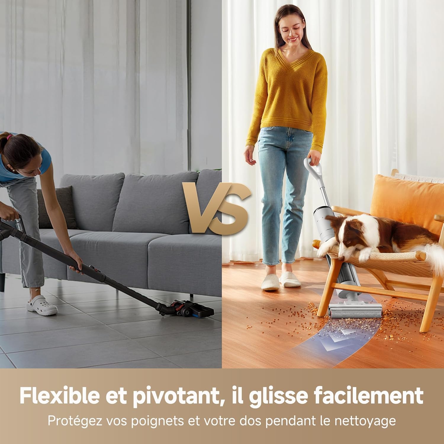 Detalle de DREAME G10 Pro : Aspirateur Laveur 2 en 1 à 16000 Pa, autonomie 35 min et nettoyage automatique