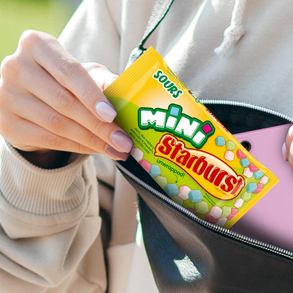 Thumbnail 3 de STARBURST 00022000126443 Minis Sour Fruit Chews, 24-Pack Variety Box