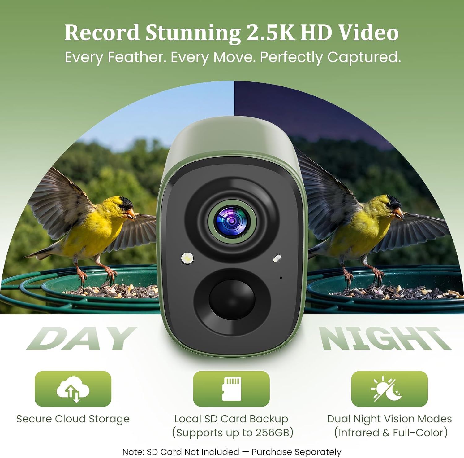 Detalle 2 de Bird Watching Camera 2.5K