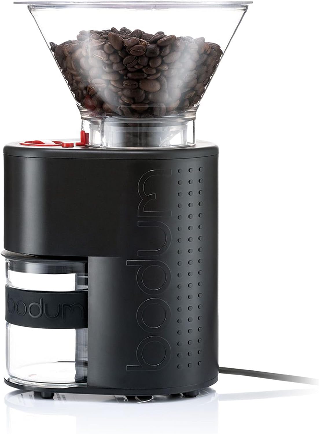 Detalle de BODUM BISTRO 10903-01JP-3 電動コーヒーグラインダー コニカル刃・挽き目調節