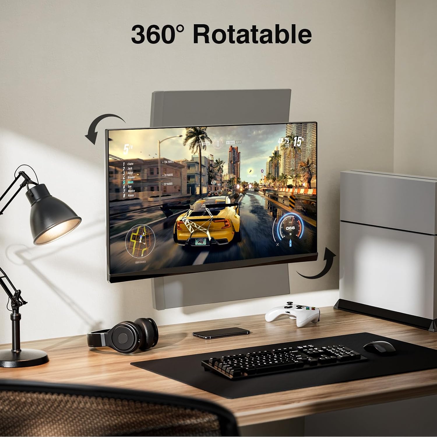 Thumbnail 3 de Perlegear TV Wandhalterung Schwenkbar 10–30 Zoll