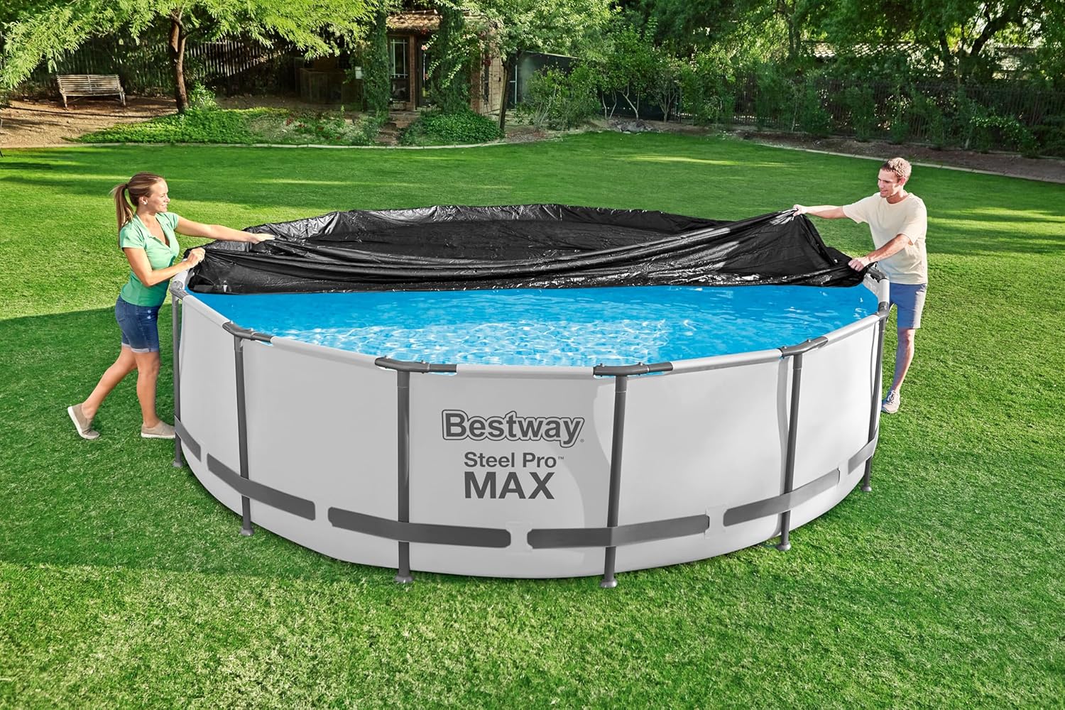 Thumbnail 1 de Bâche 4 Saisons 470 cm pour Piscine Hors Sol Rond