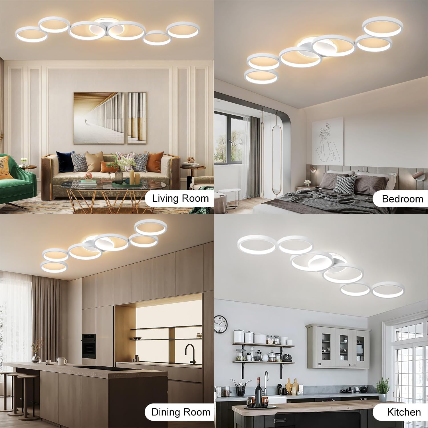 Thumbnail 3 de Liyabber LED Deckenleuchte 113 cm 69 W