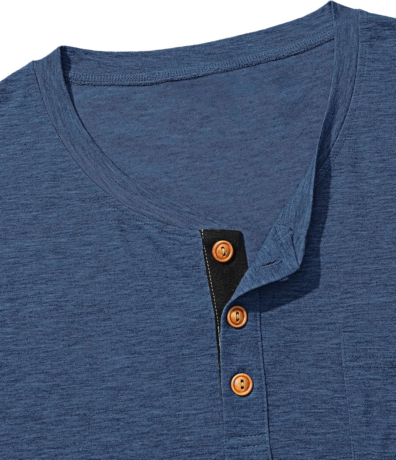 Detalle 1 de TARAINYA Henley Langarmshirt mit 5% Elasthan