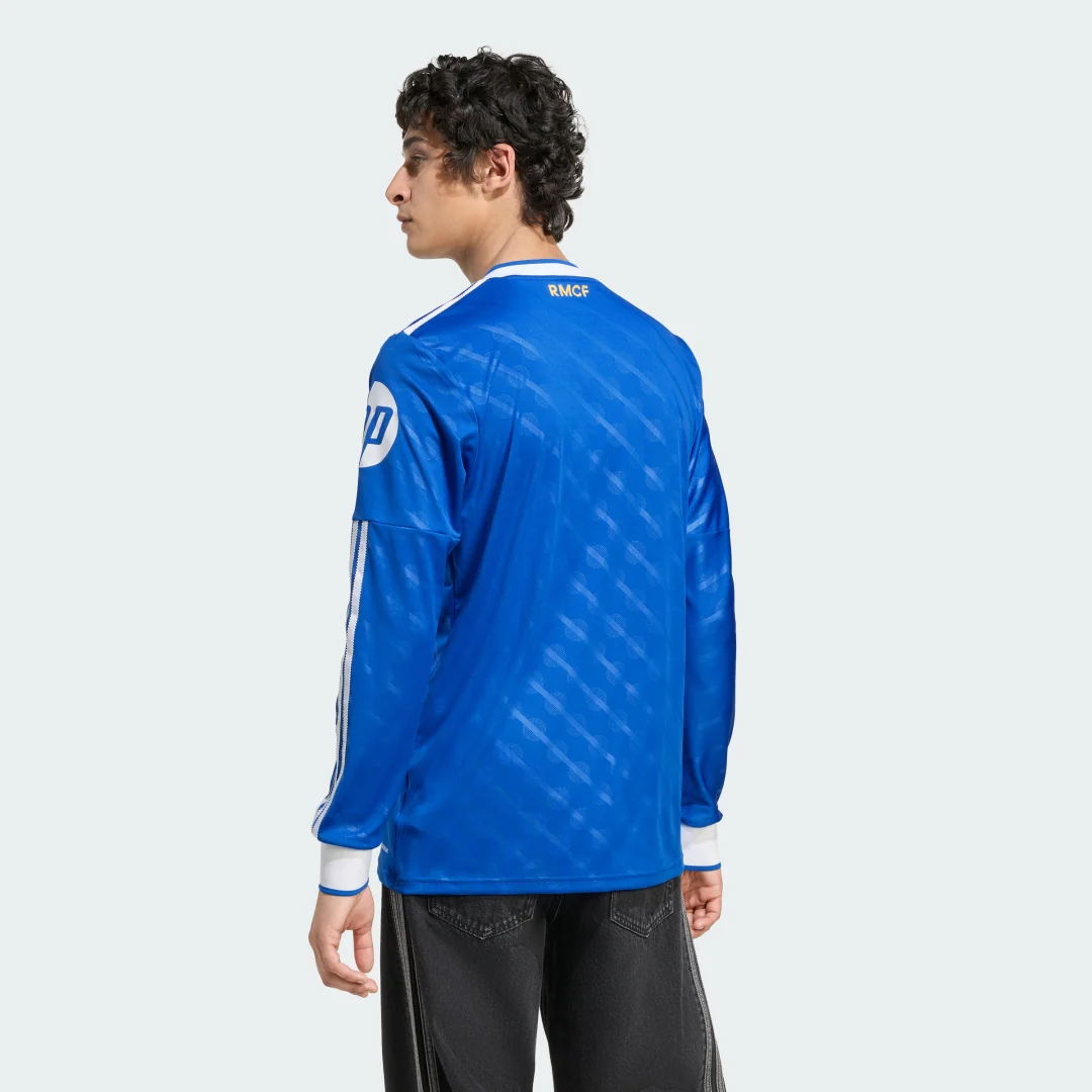 Thumbnail 1 de Camiseta manga larga Real Madrid 25/26 — tercera equipación Adidas, color azul