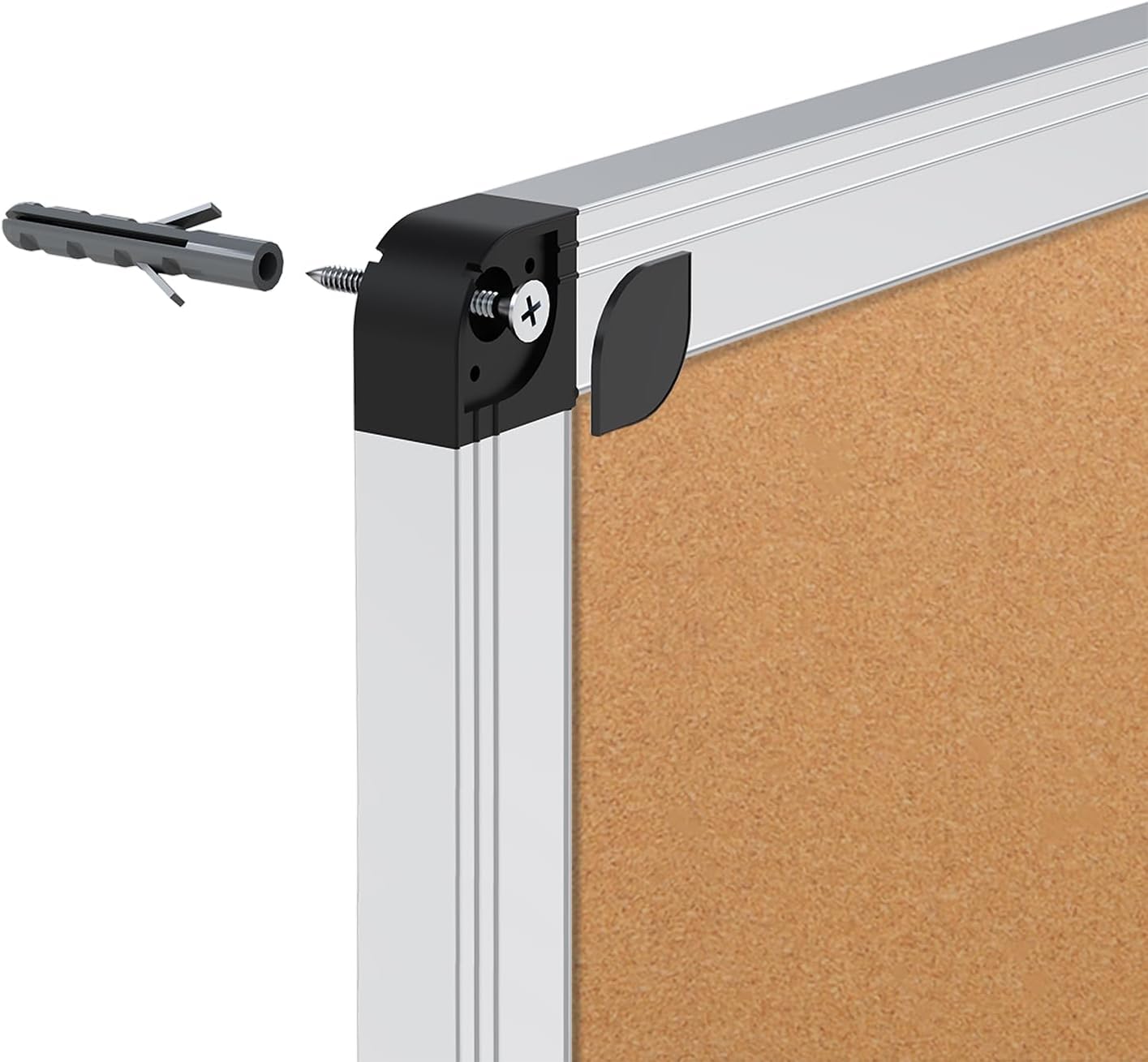 Thumbnail 2 de VIZ-PRO Bacheca in sughero 150 x 90 cm 📌