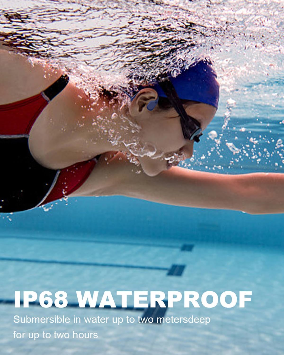 Thumbnail 2 de SANOTO Bone Conduction Headphones (Open-ear) with Bluetooth 5.3 and IPX5 sweatproof rating