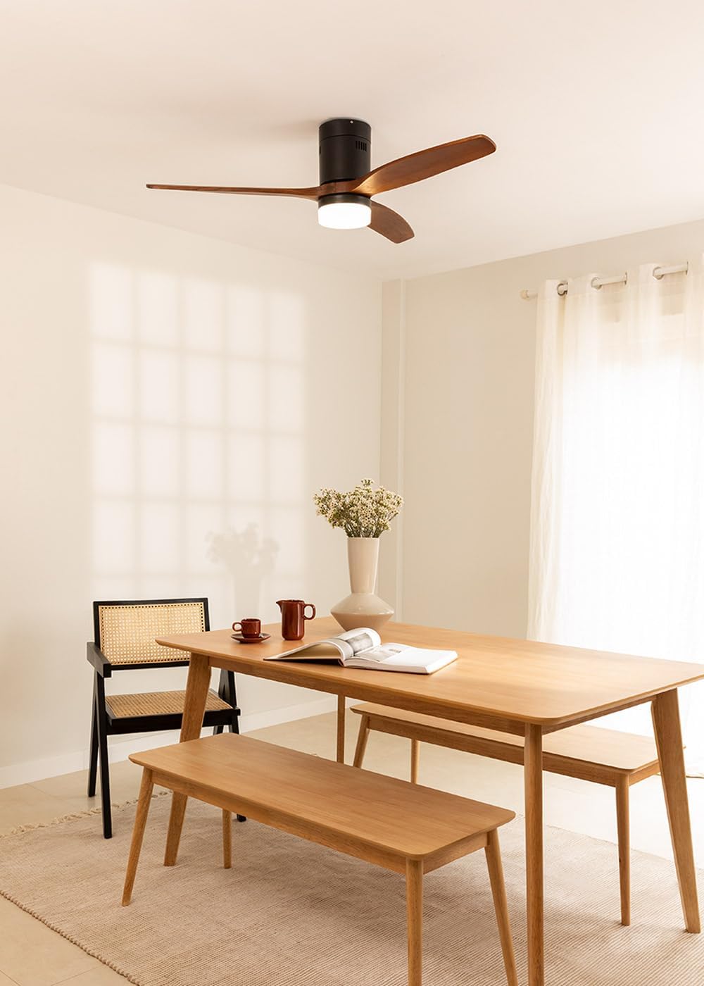 Detalle 2 de CREATE WINDCALM Ventilador de techo 132 cm con luz y WiFi