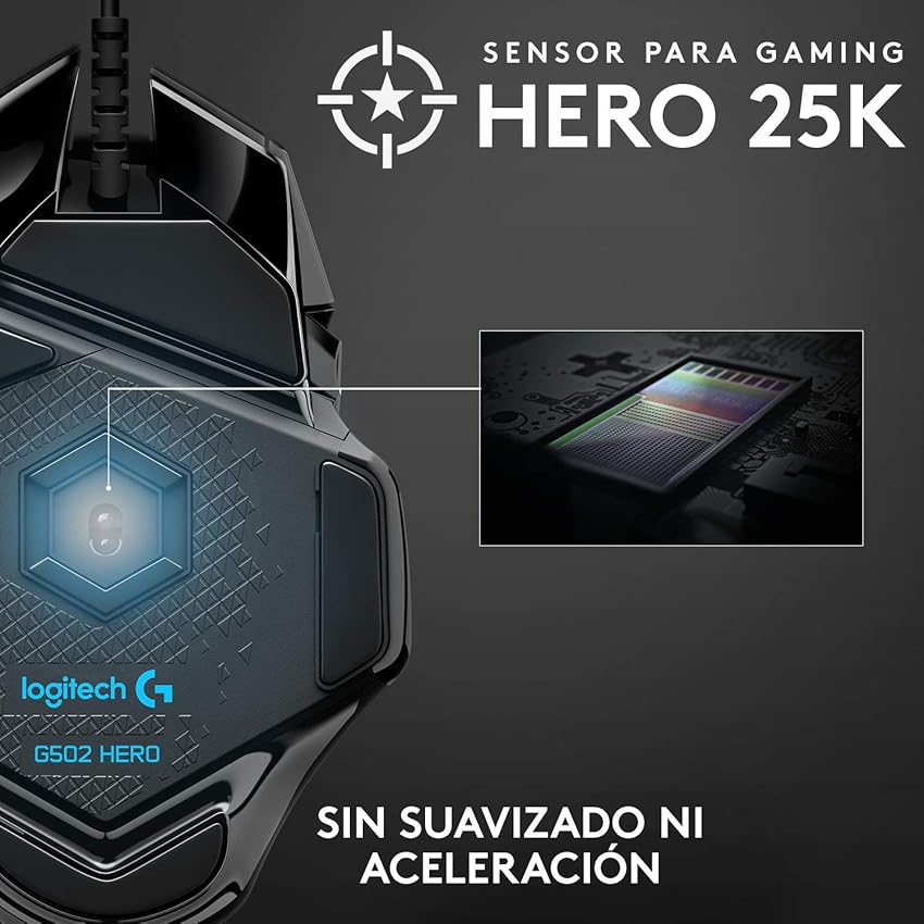 Thumbnail 1 de G502 HERO Ratón Gamer de Alto Rendimiento