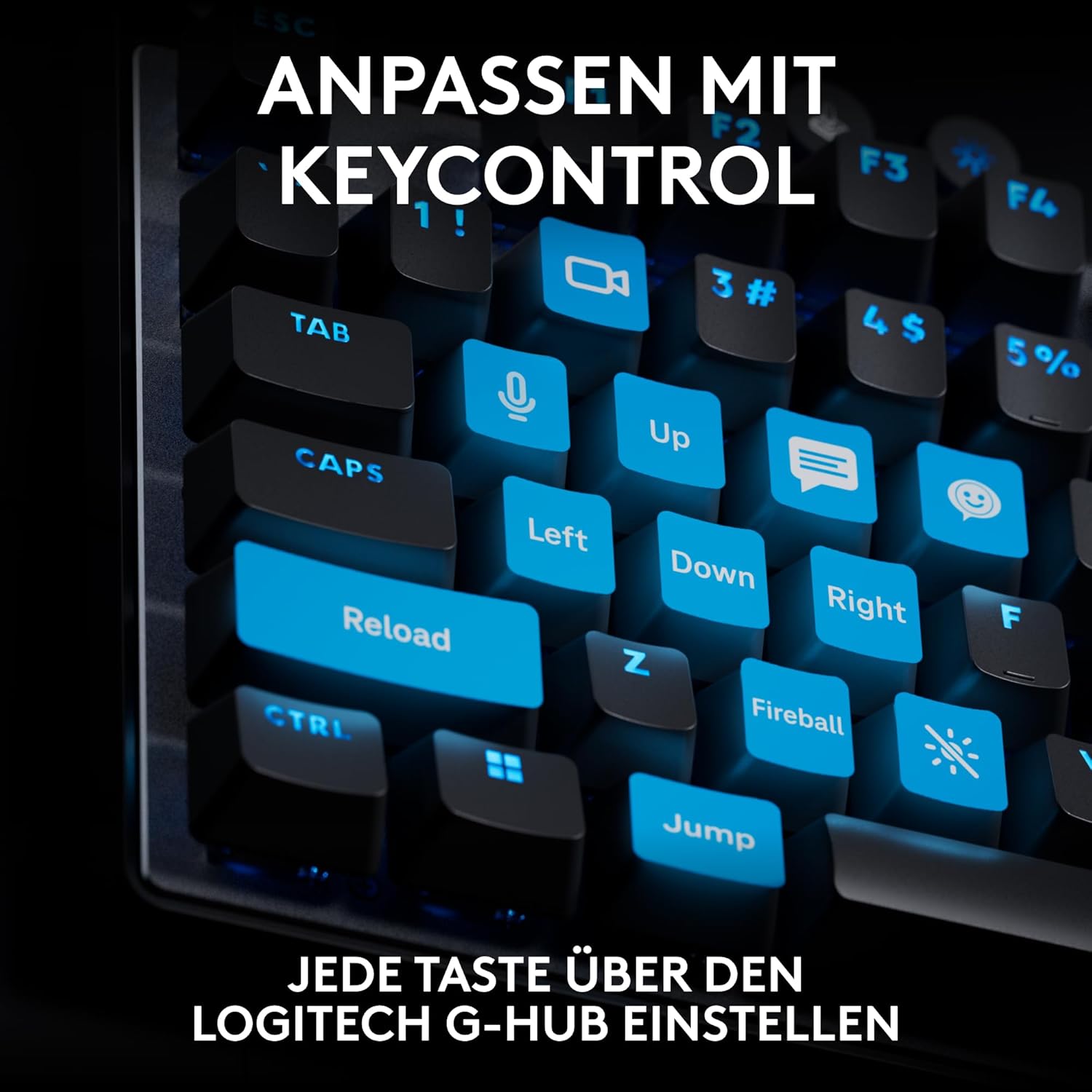 Detalle de Logitech G PRO X TKL Rapid – kabelgebundene Tenkeyless Gaming-Tastatur mit magnetischen Analogschaltern