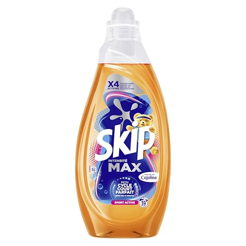 Detalle 2 de Skip Lessive Liquide Cycle Court Intensité Max Sport Active, 39 Lavages