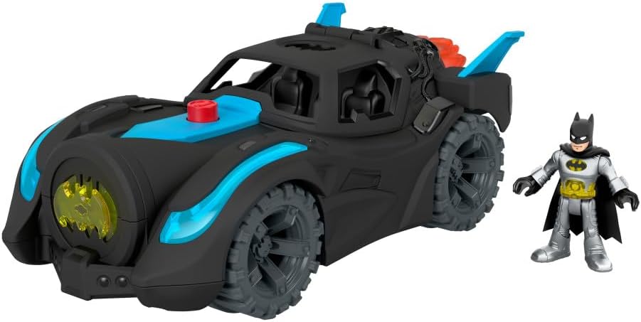 Thumbnail 4 de Imaginext Kit Batmobile avec Batman – Batmobile lumineuse et figurine Batman (30 cm)