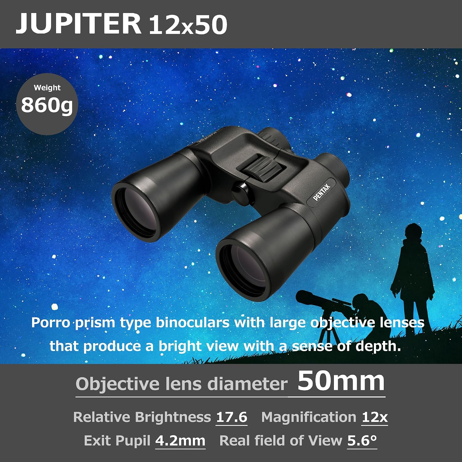 Thumbnail 6 de Pentax Jupiter 12x50 jumelles d’observation