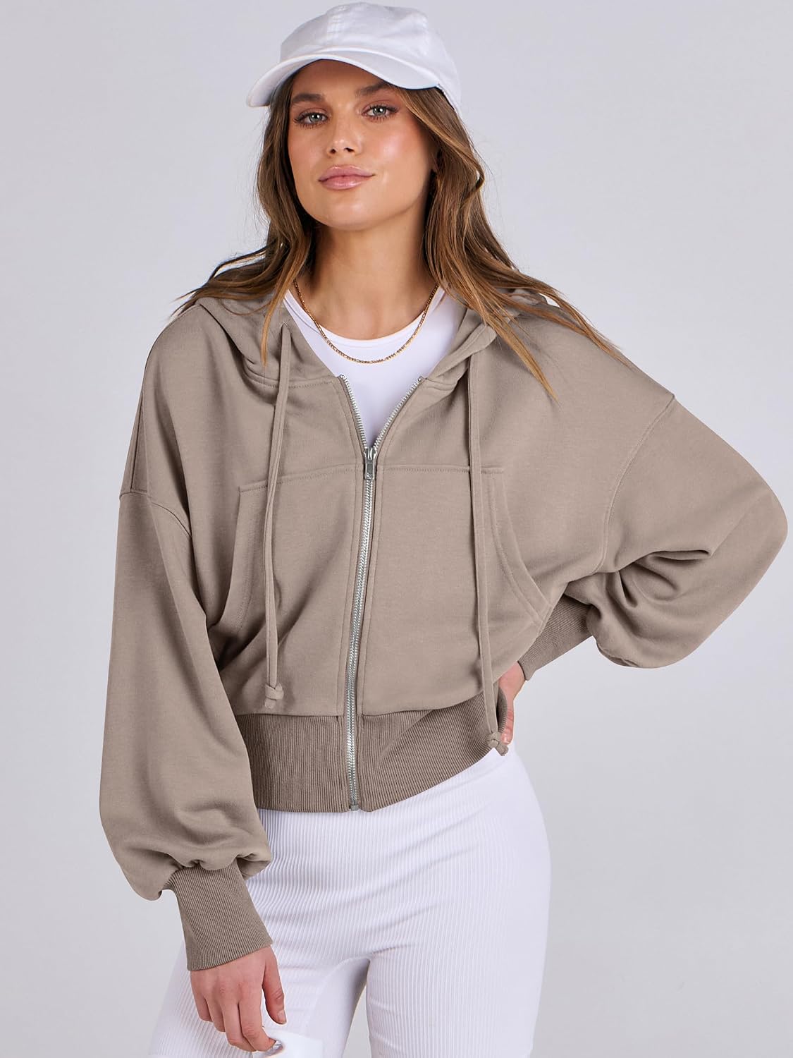 Detalle 2 de ANRABESS Women's Zip Hoodie