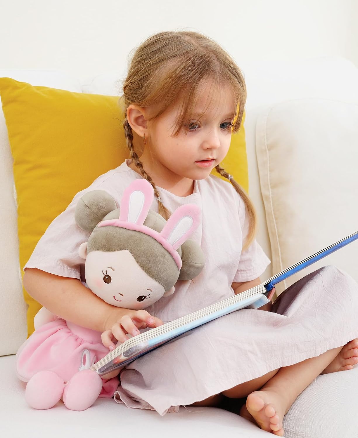 Detalle 1 de GAGAKU Weiche Babypuppe 40 cm für Mädchen