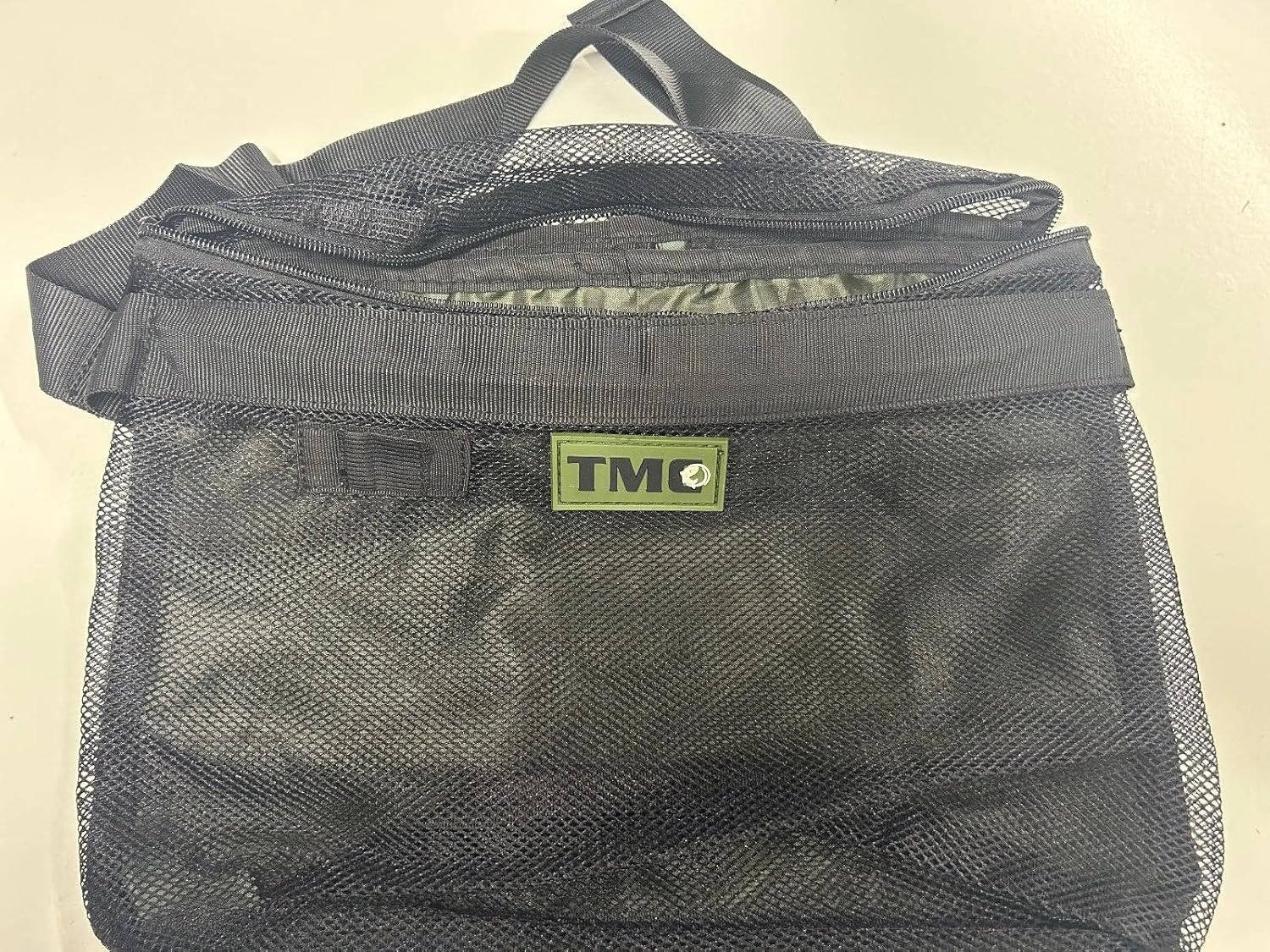 Thumbnail 1 de TMC Boilie Caddy Bait Bag – Black Mesh with Adjustable Strap