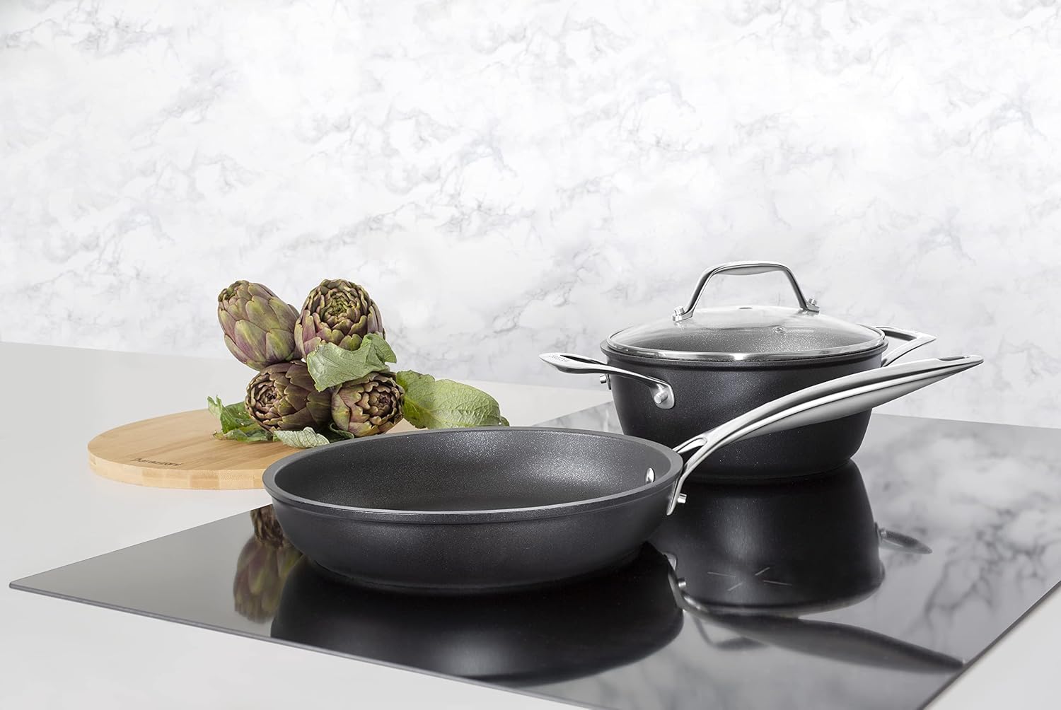 Detalle 1 de Barazzoni Black Titan Pro 85560602098 – patelnia 20 cm, powłoka 5-warstwowa