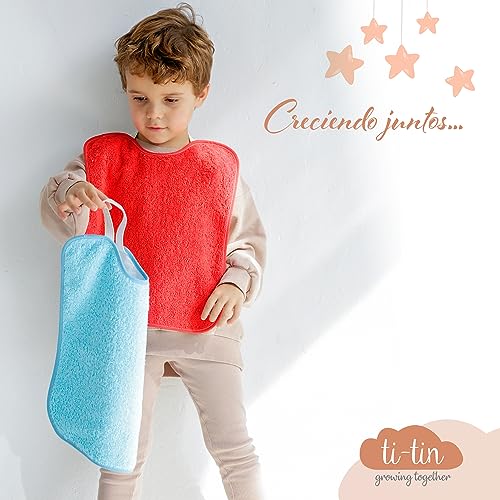 Thumbnail 9 de Ti TIN Pack 4 Baberos Bebé Impermeables 38x31 cm – A partir de 12 meses