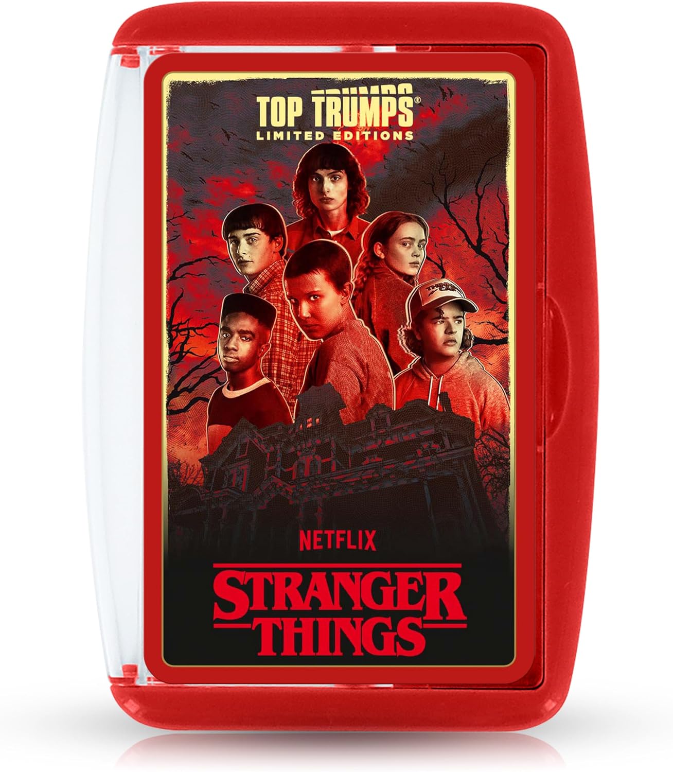 Detalle de Top Trumps Stranger Things Limited Edition Case – Entertaining card game for 2+ players