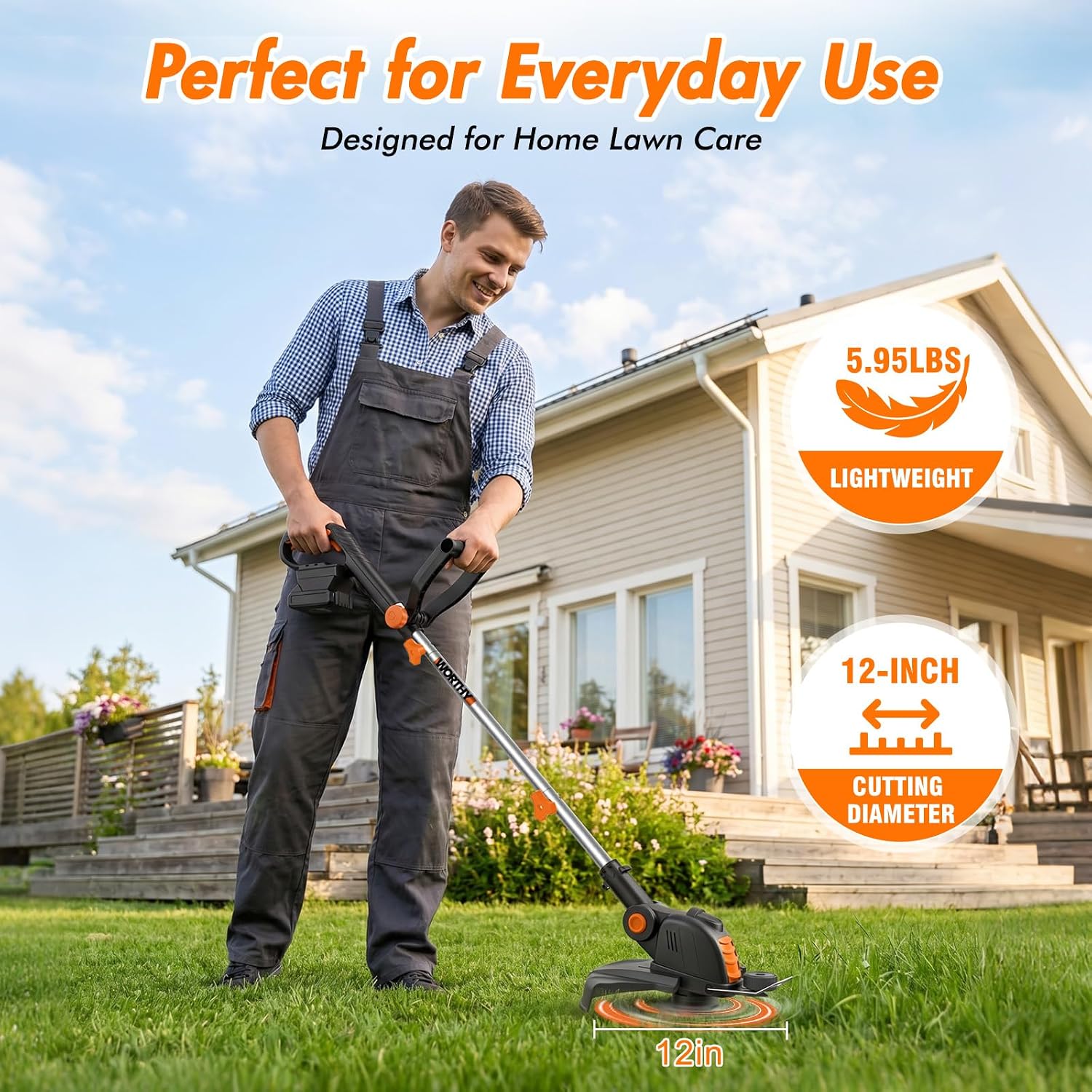 Detalle 2 de Cordless String Trimmer 21V