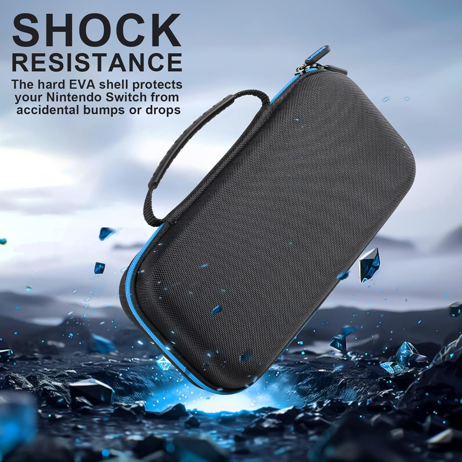 Thumbnail 4 de Lmcpa Funda Nintendo Switch 2 2025 con 20 Cartuchos, Azul