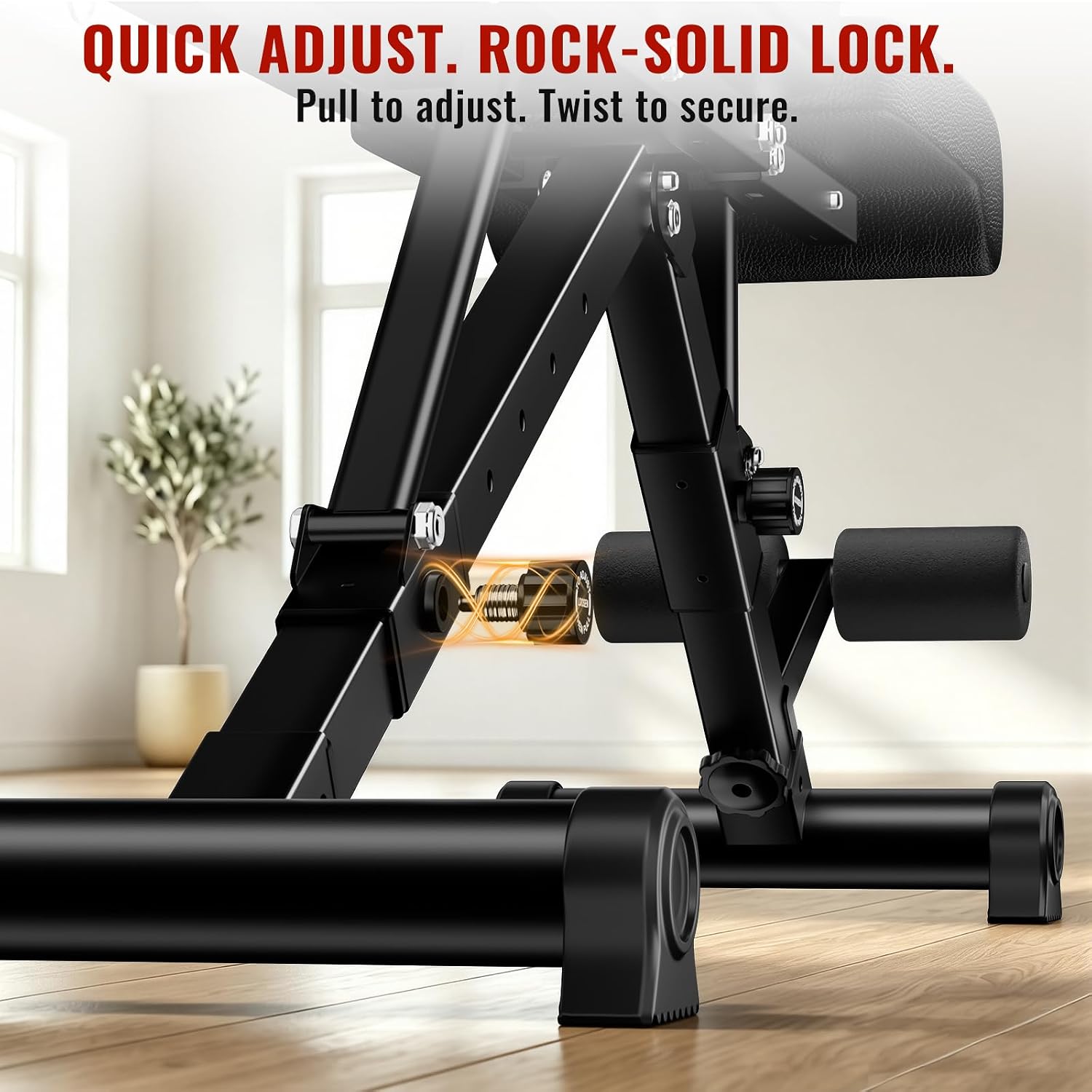 Detalle de HEROGIFT Adjustable Weight Bench 144 Positions