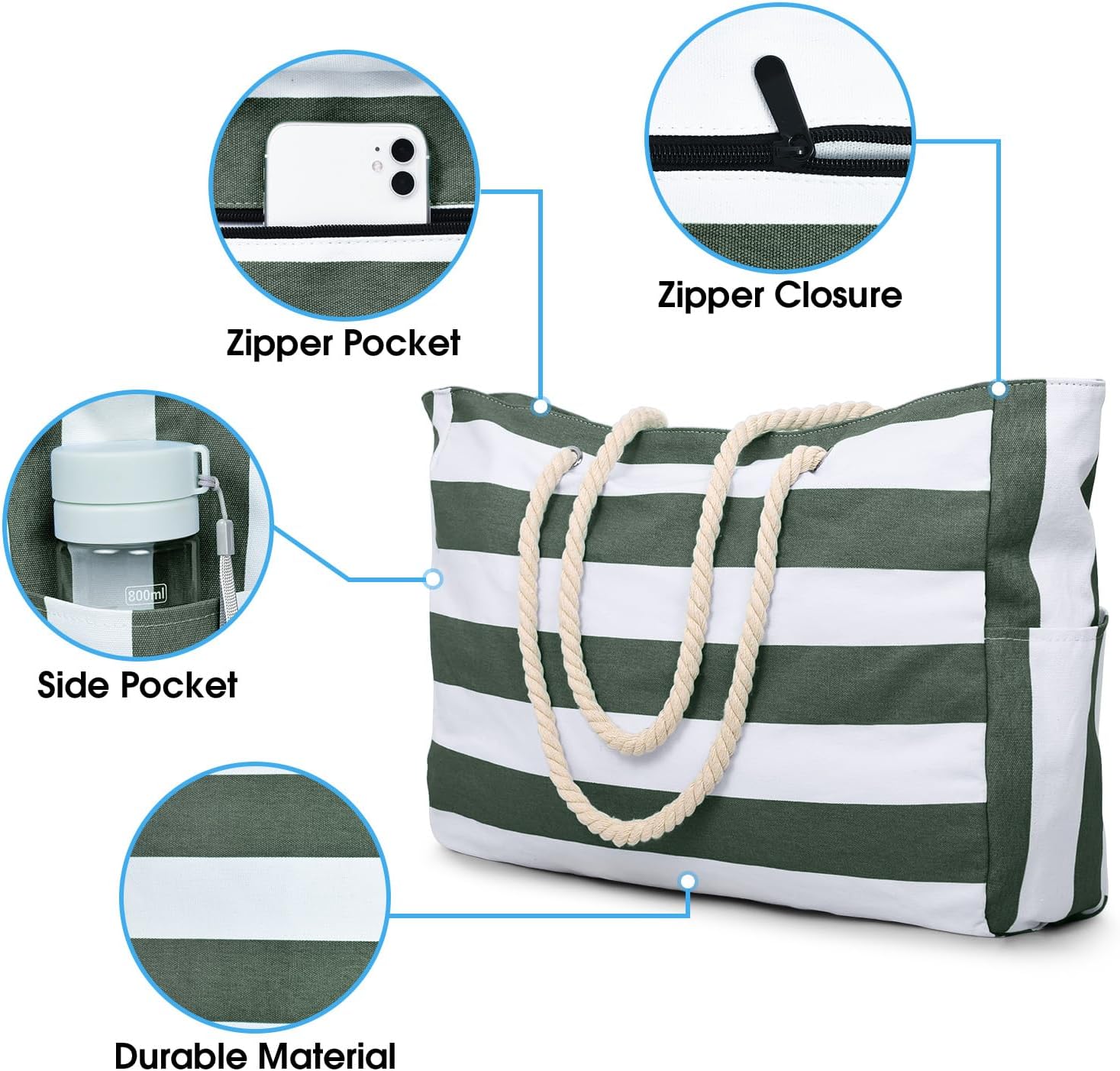 Thumbnail 3 de oscaurt Strandtasche Wasserdicht Tote Bag
