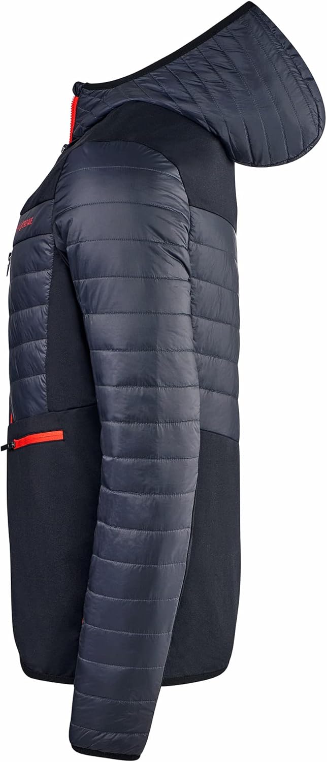 Detalle de Black Crevice Veste de randonnée à ski pour homme – Coupe-vent et imperméable, 100% nylon/88% polyester et 12% élasthanne