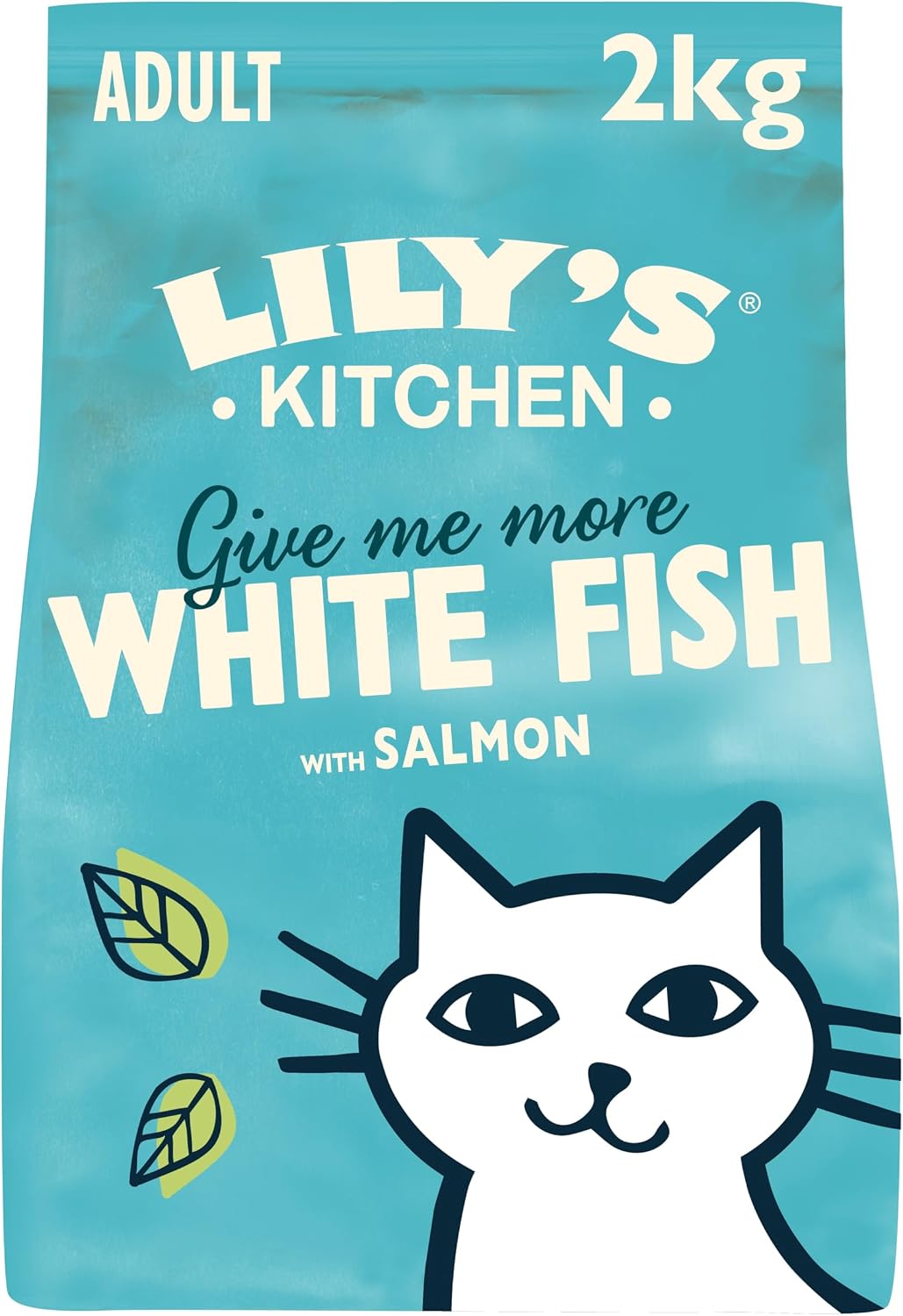 Detalle de Lily's Kitchen Con ingredienti naturali Cibo secco per gatti adulti senza cereali, pesce bianco e salmone, 2 kg