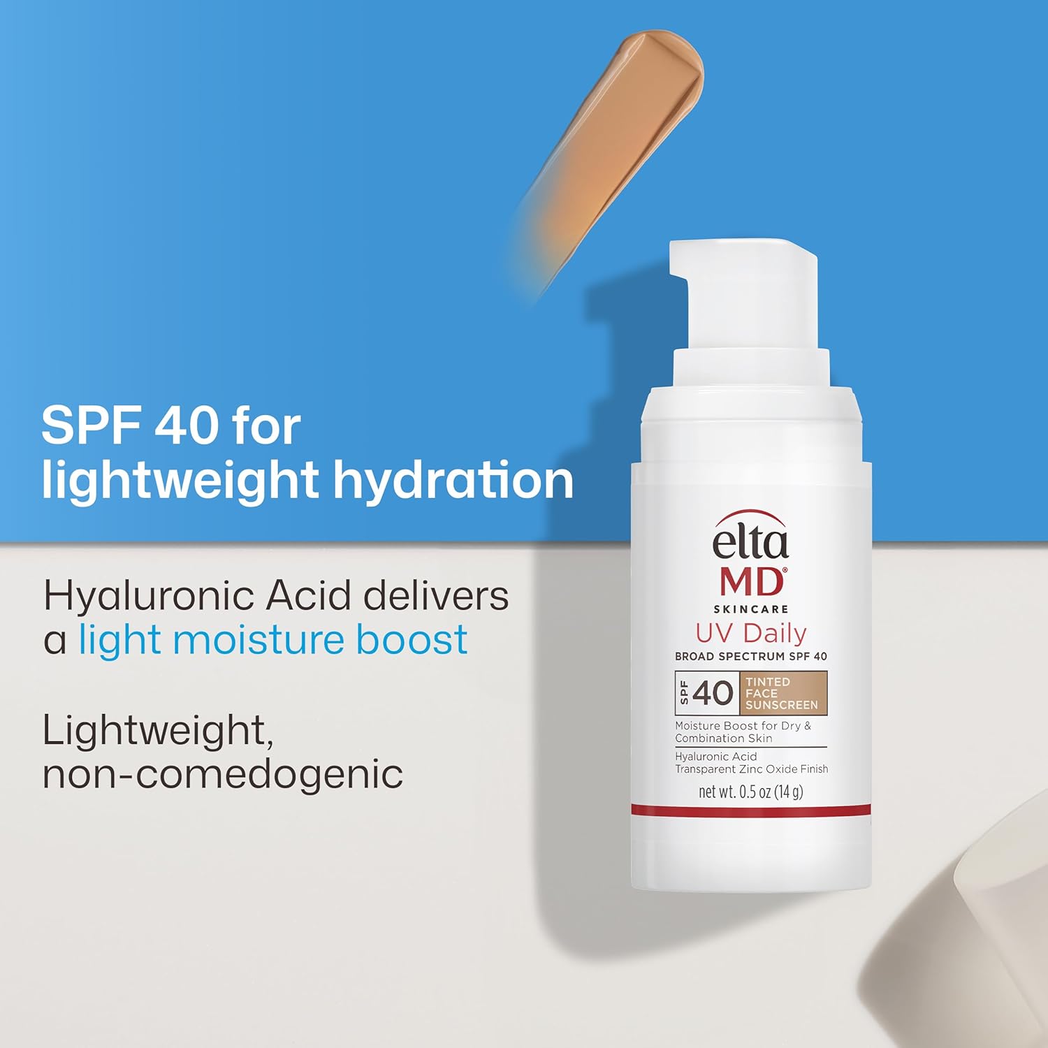 Detalle 2 de EltaMD UV Daily Tinted SPF 40 Face Sunscreen Moisturizer (Broad Spectrum, Zinc Oxide)