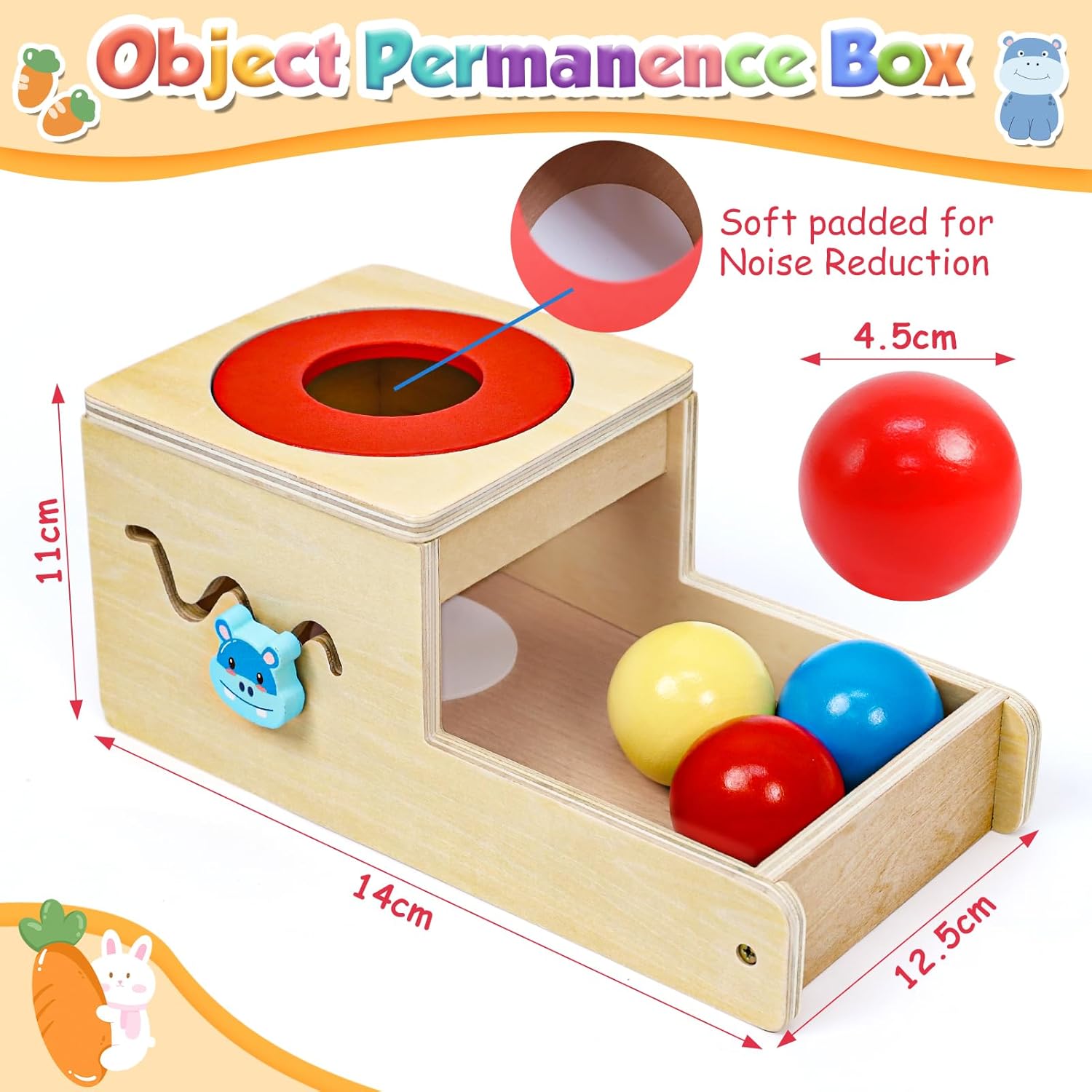 Thumbnail 4 de LZDMY Montessori 6-in-1 Activity Cube