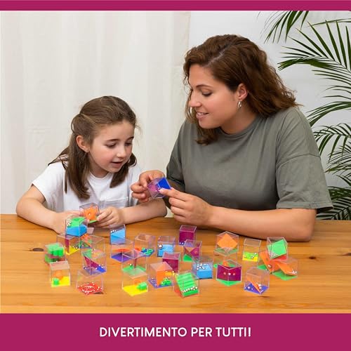 Thumbnail 6 de BONNYCO Cubi Rompicapo Bambini 30 Mini Giochi per Gadget Compleanno