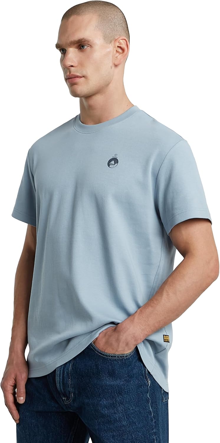 Detalle de G-Star Trims Back Gr R T T-Shirt Uomo – comfort e stile informale