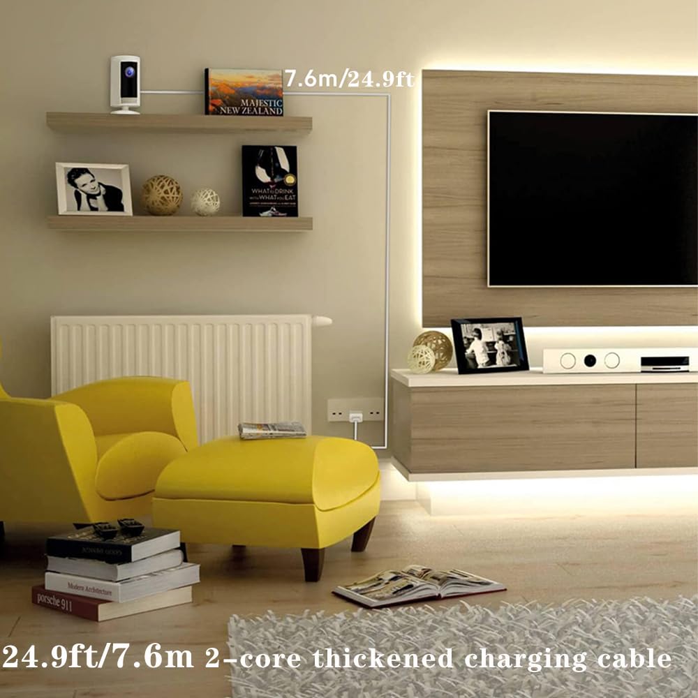 Thumbnail 5 de Ring 24.9 ft USB power charging cable with Type-C adapter